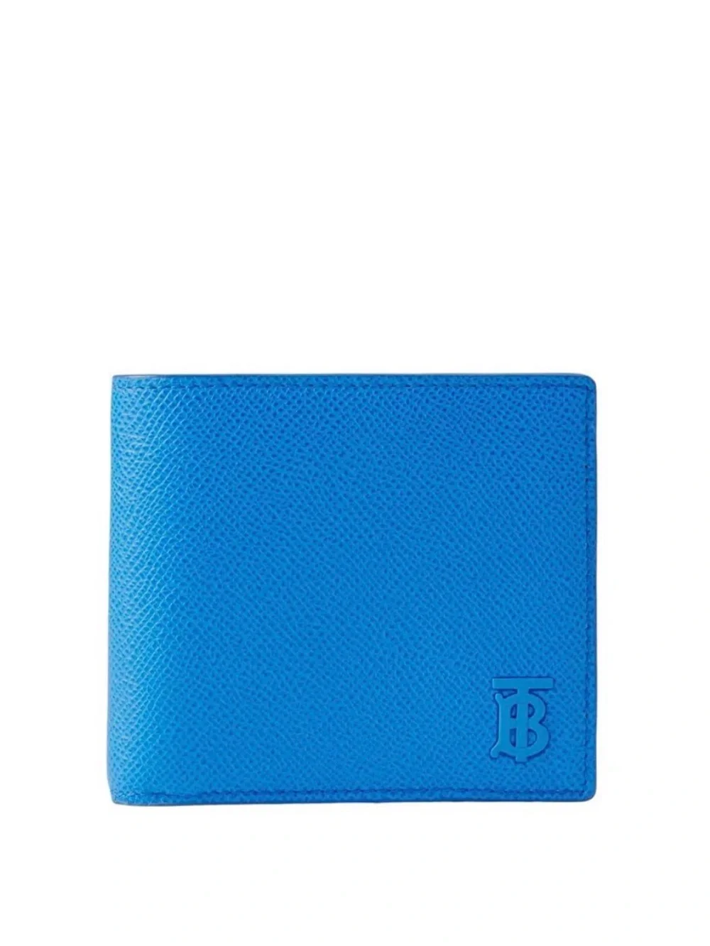 Burberry Blue Leather Bi-Fold Wallet